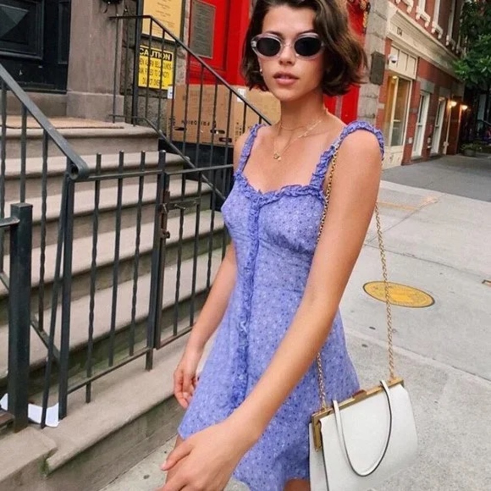 Realisation Par Julia Dress Purple Flowers